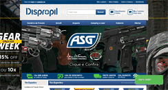 Desktop Screenshot of dispropil.com.br